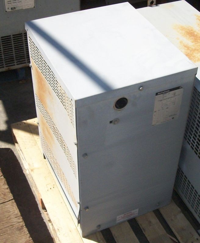37.5 KVA 600-120/240 Volt. Single Phase Westinghouse Transformer For Sale