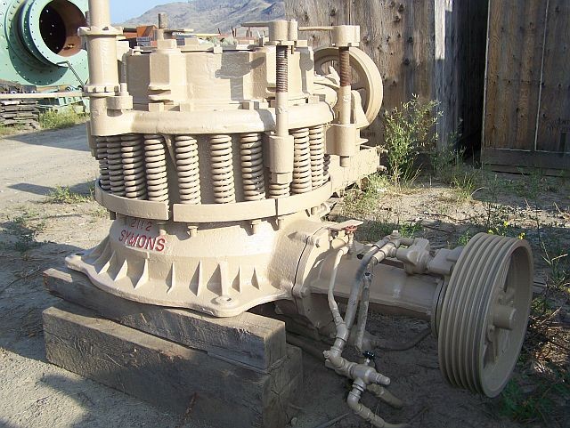 Used Symons Cone Crusher. 2 ft. Standard. Lube System & Electric Motor.