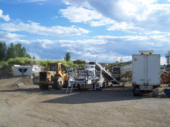 Elruss portable crushing plant