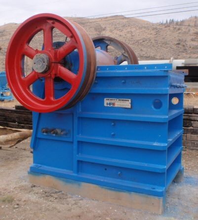 Used Hewitt Robins King Jaw Crusher. 30 in. x 48 in. 150 HP Electric Motor.
