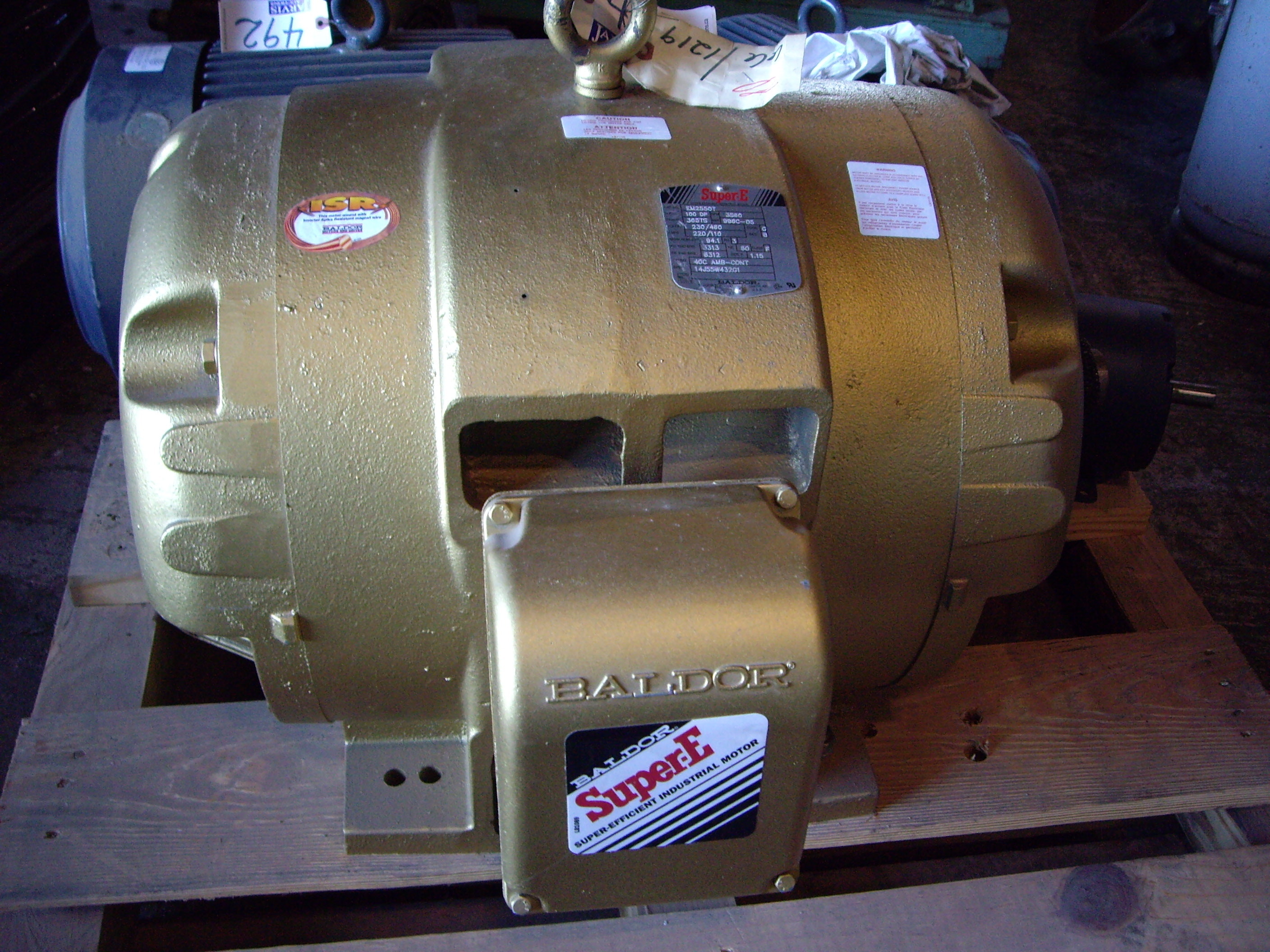 100 HP New Baldor Electric Motor