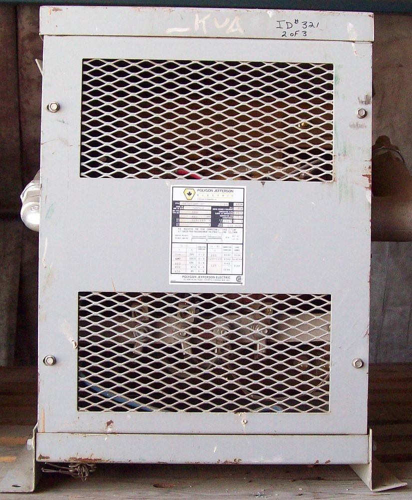 25 KVA 480 - 120/240 Single Phase Indoor Dry Polygon Transformer