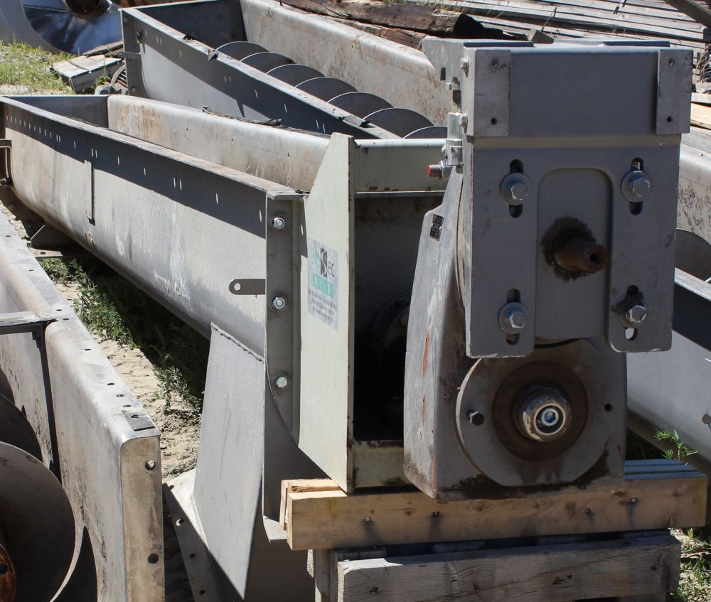 20 in. x 13 ft. long Stainless Steel Auger & Trough for Sale