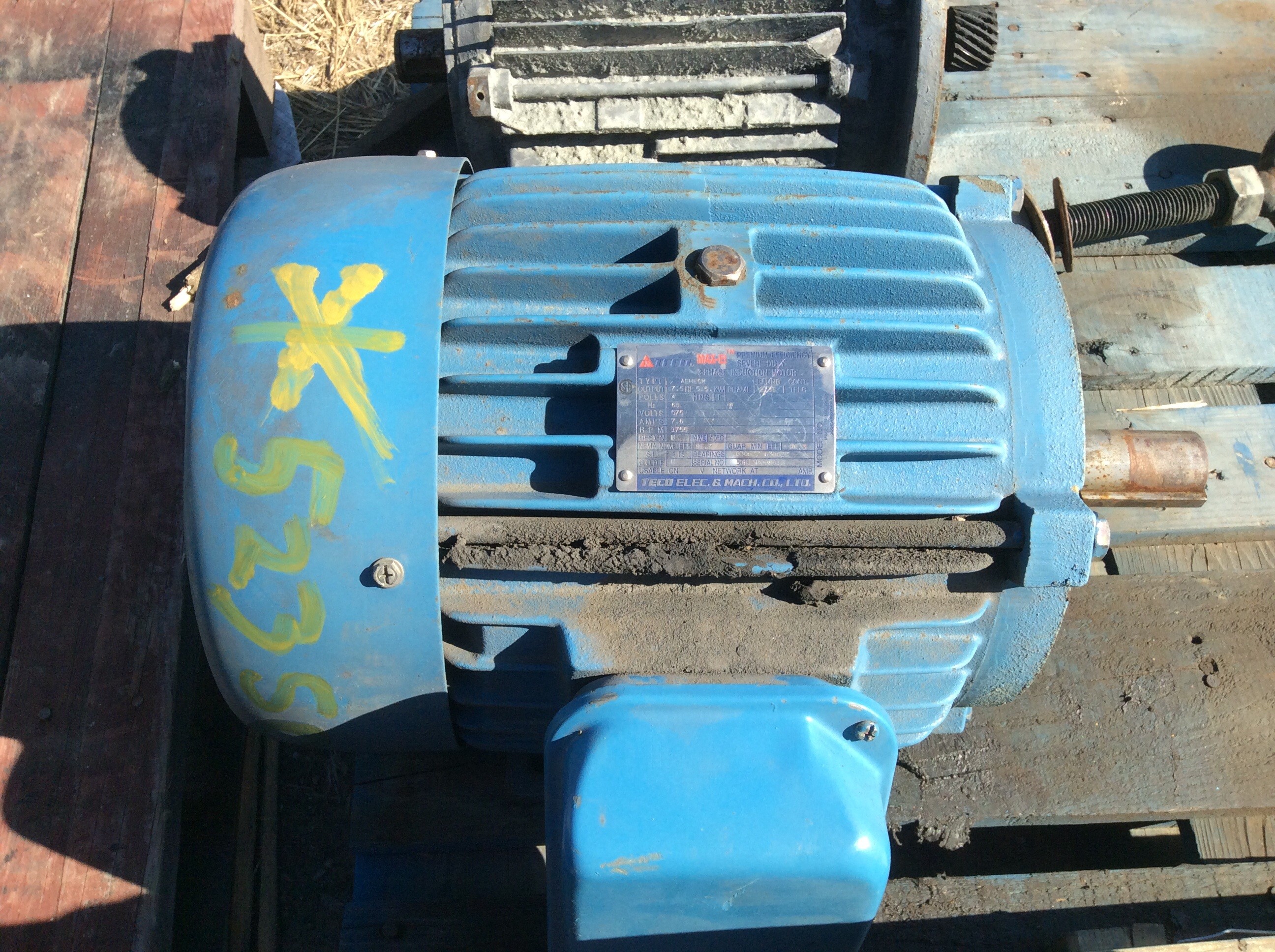 7.5 HP Teco Electric Motor