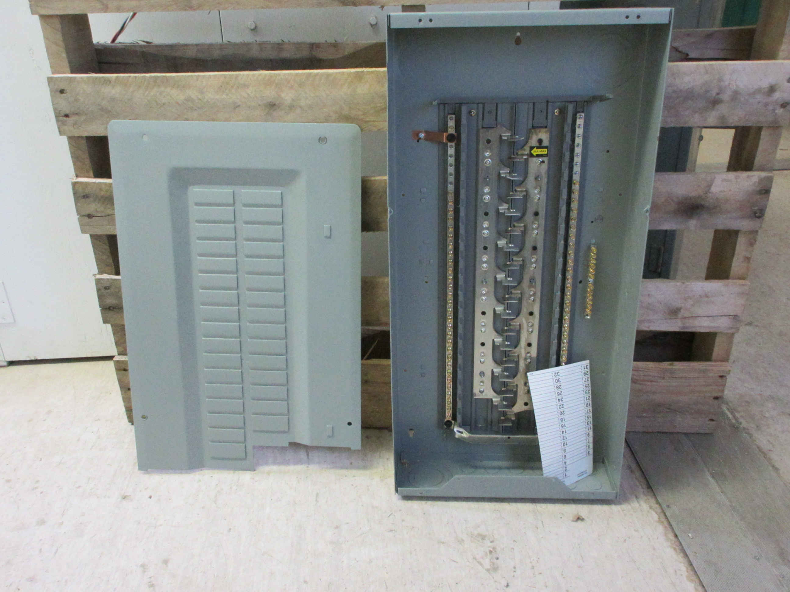 100 Amp Siemens Breaker Panel