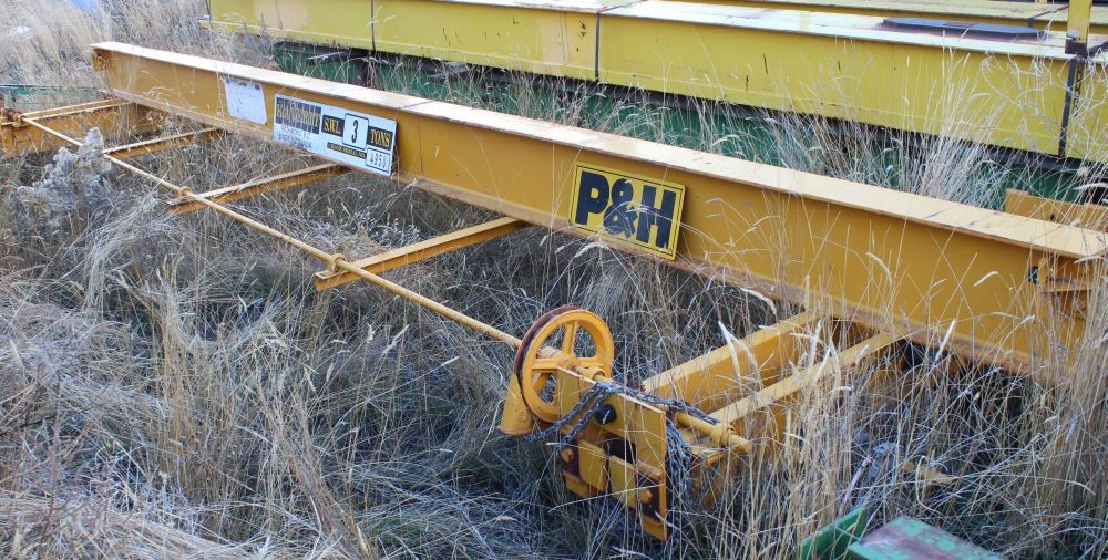 P&H 3 Ton Overhead Underslung Crane