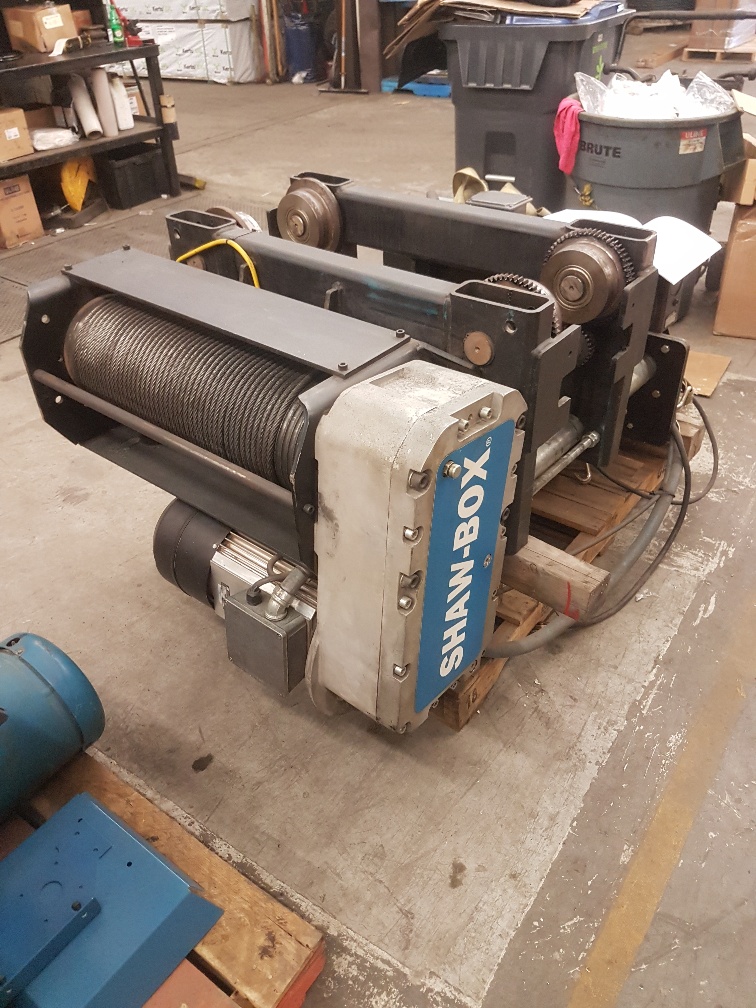 Shaw-Box 7.5 Ton World Series Wire Rope Hoist