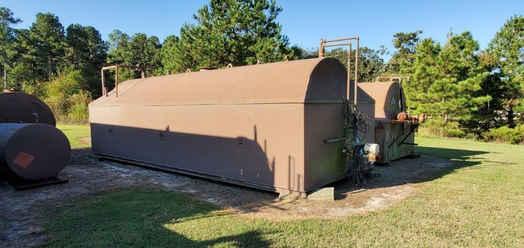 10,000 Gallon Skid Mounted Fuel Tank
