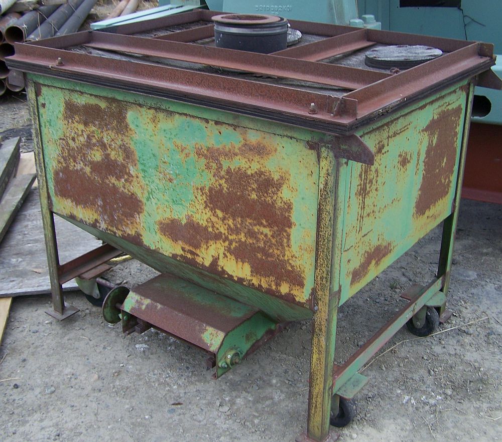 3 ft. x 4 ft. x 3 ft. Deep Steel Collection Bin.