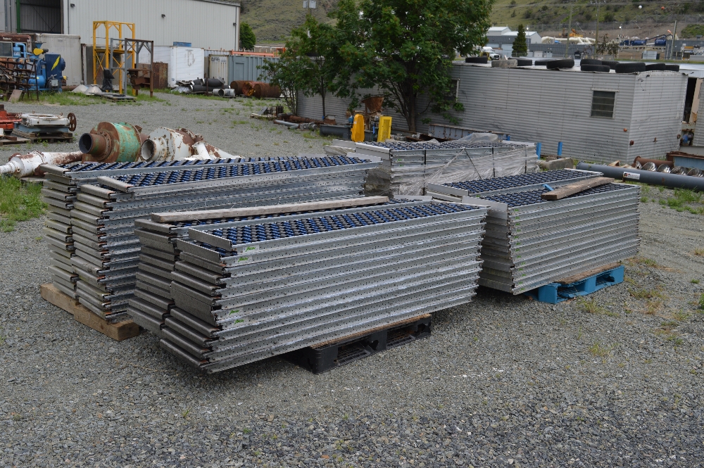 17.5 in. Wide x 93 in. Long Roller Conveyors