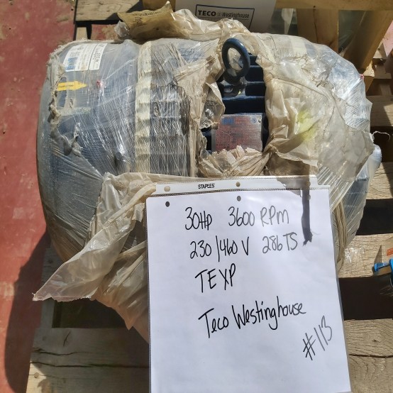 Westinghouse 30 HP 460 Volt Electric Motor