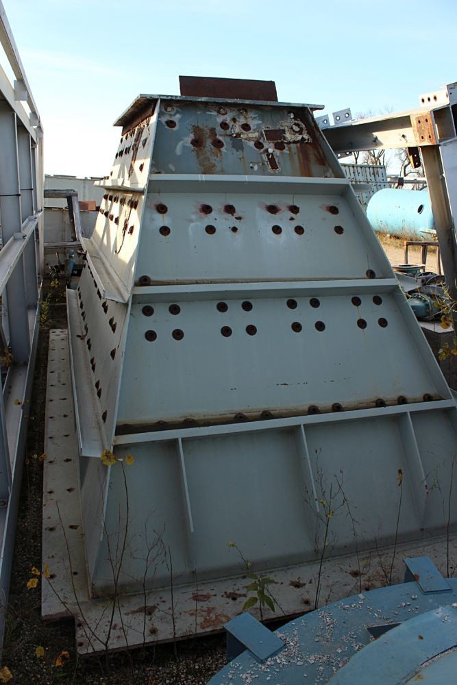 Steel Lined Hopper 8 ft. x 18 ft. x 9 ft. deep