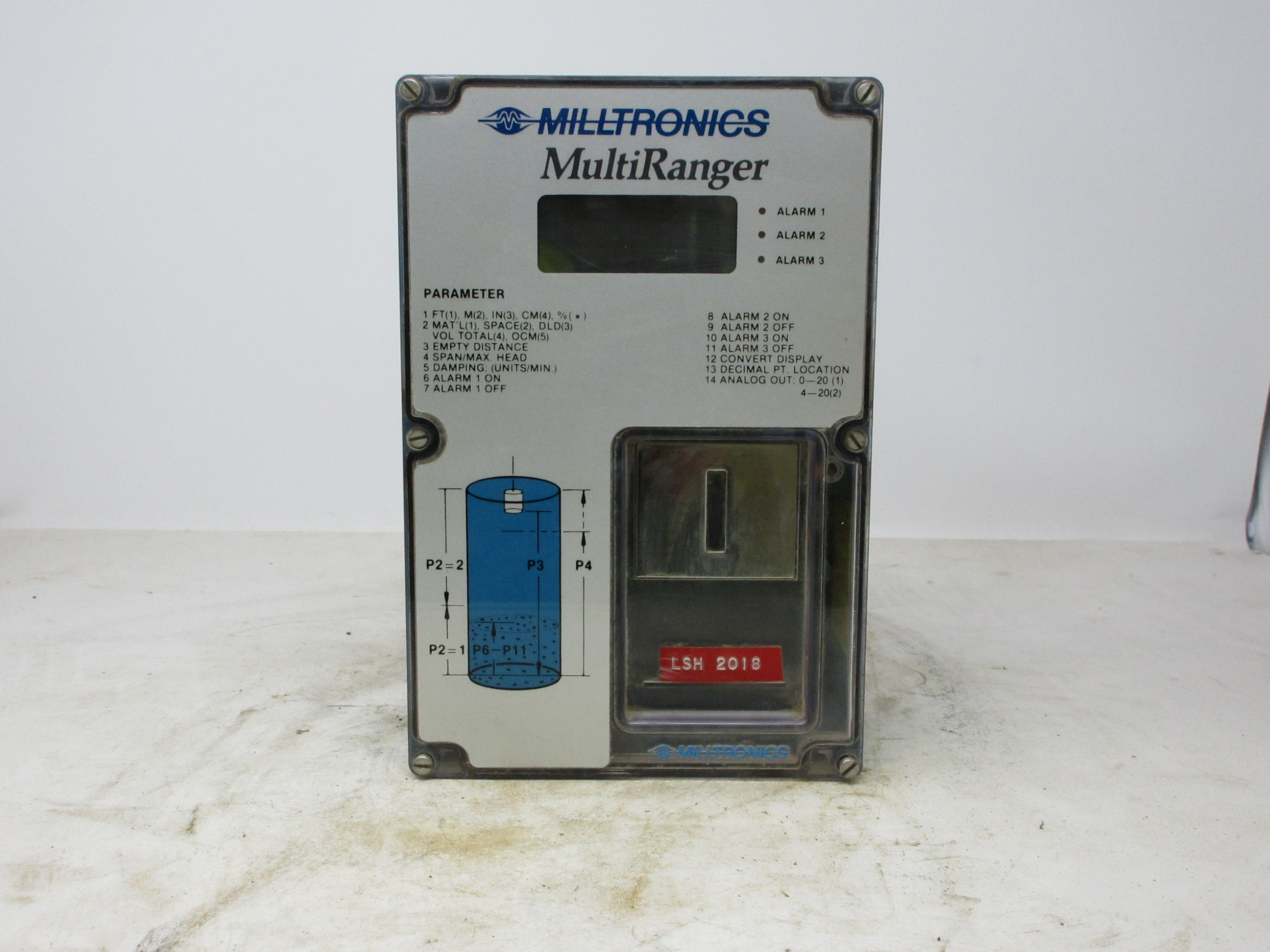 Milltronics MultiRanger Parameter Controller