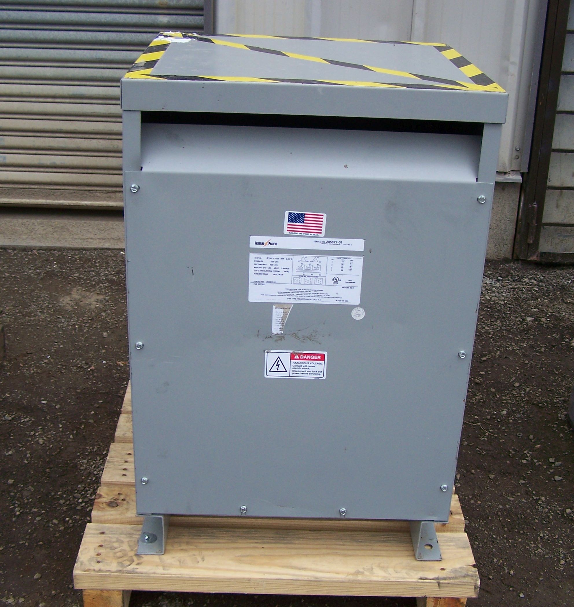 Federal Pacific 45 kVA Transformer