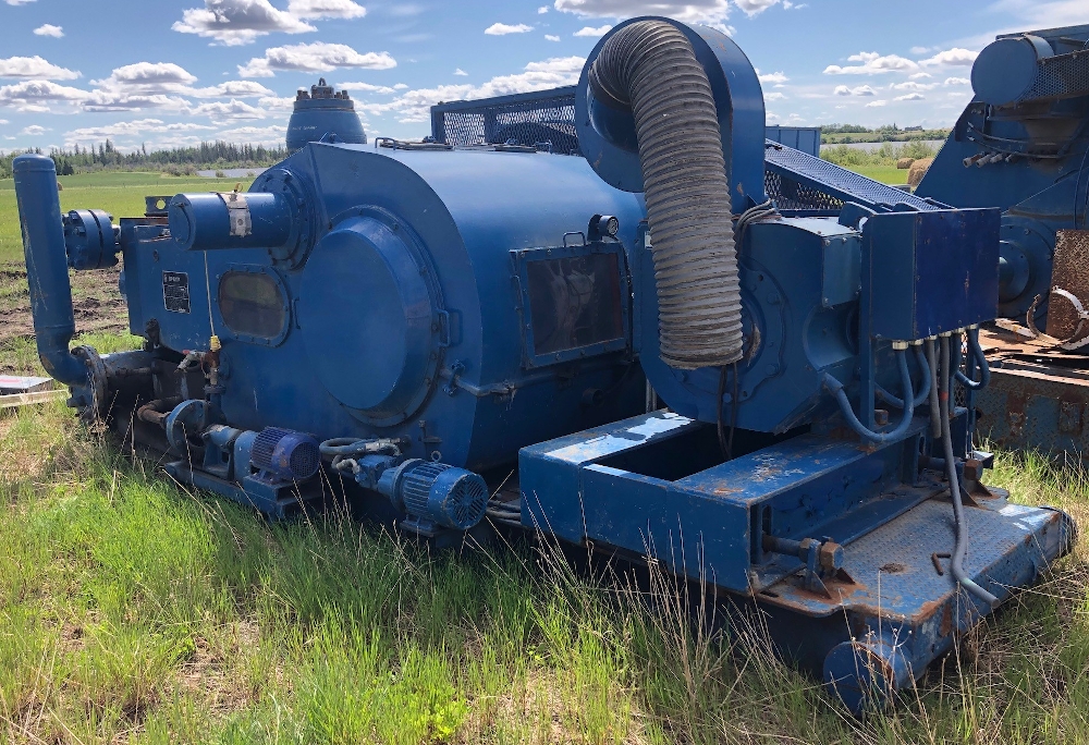 Bomco Oilfield Triplex Skid Mounted Mud Pump
