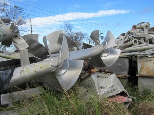 Mécanisme agitateur à double turbine de 64 po de diamètre