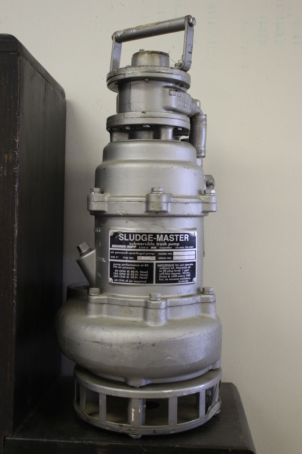 Warren Rupp Sludge-Master SMA3 Submersible Trash Pump