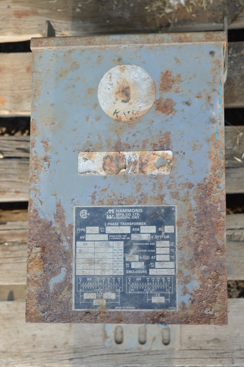 Hammond 5 kVA Transformer