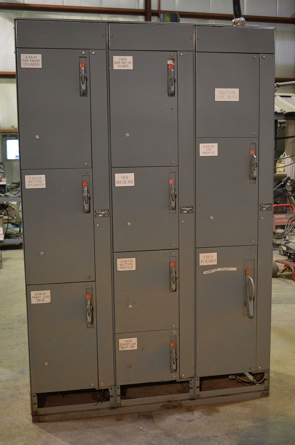 Allen Bradley 2100 Series Back to Back Six Column MCC Panel