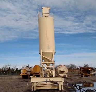 Portable Self-Erect 750 BBL Dust Lime Silo