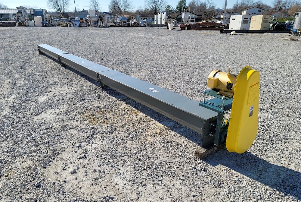 KWS 10 in. Dia. x 30 ft. Long Industrial Screw Auger Conveyor
