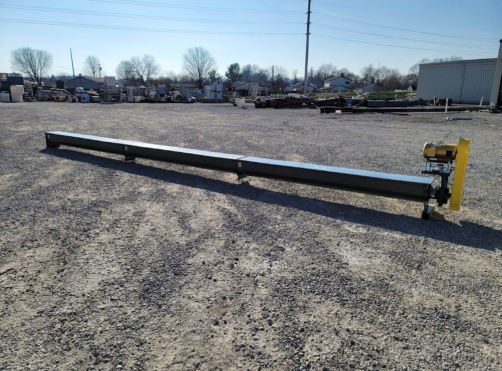 KWS 10 in. Dia. x 30 ft. Long Industrial Screw Auger Conveyor
