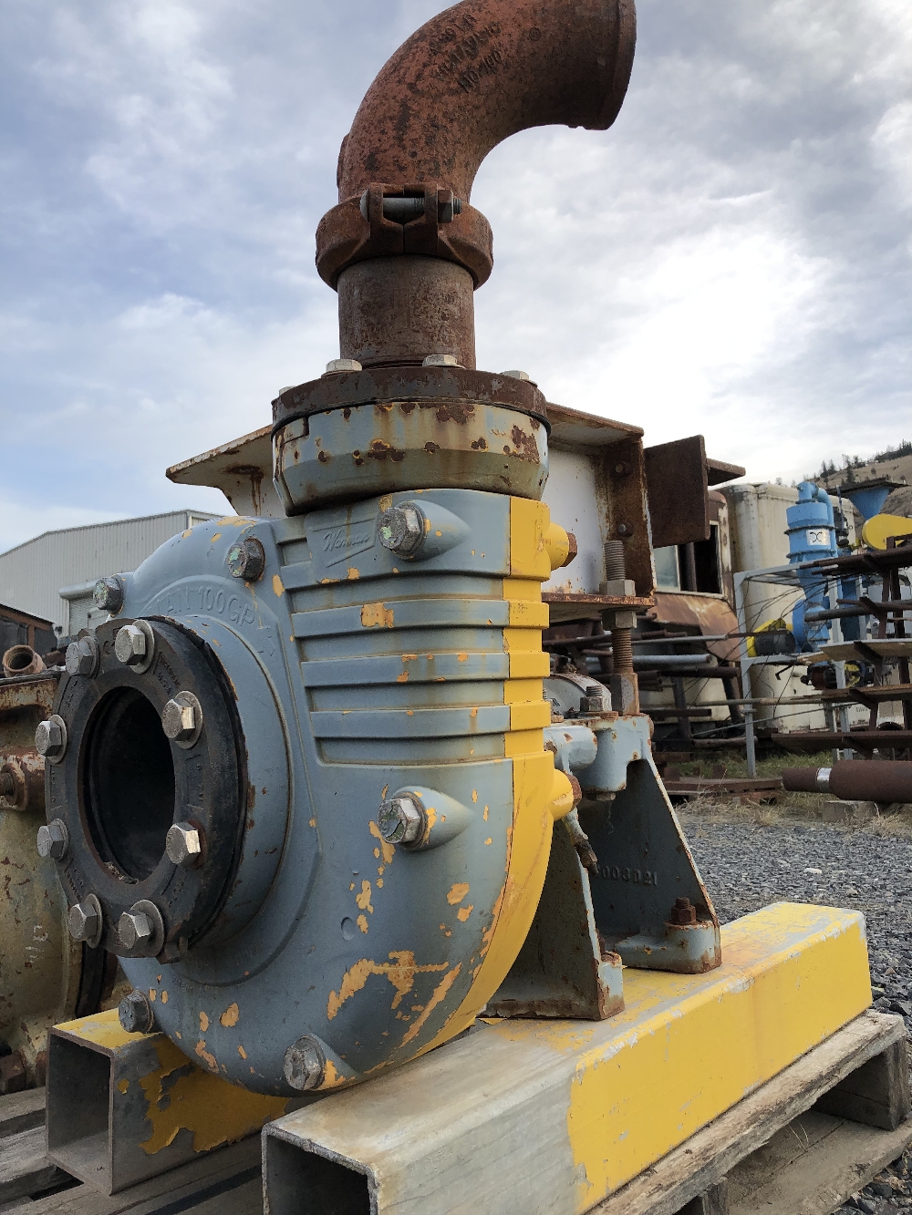Warman 4 inch Rubber Lined Slurry Pump