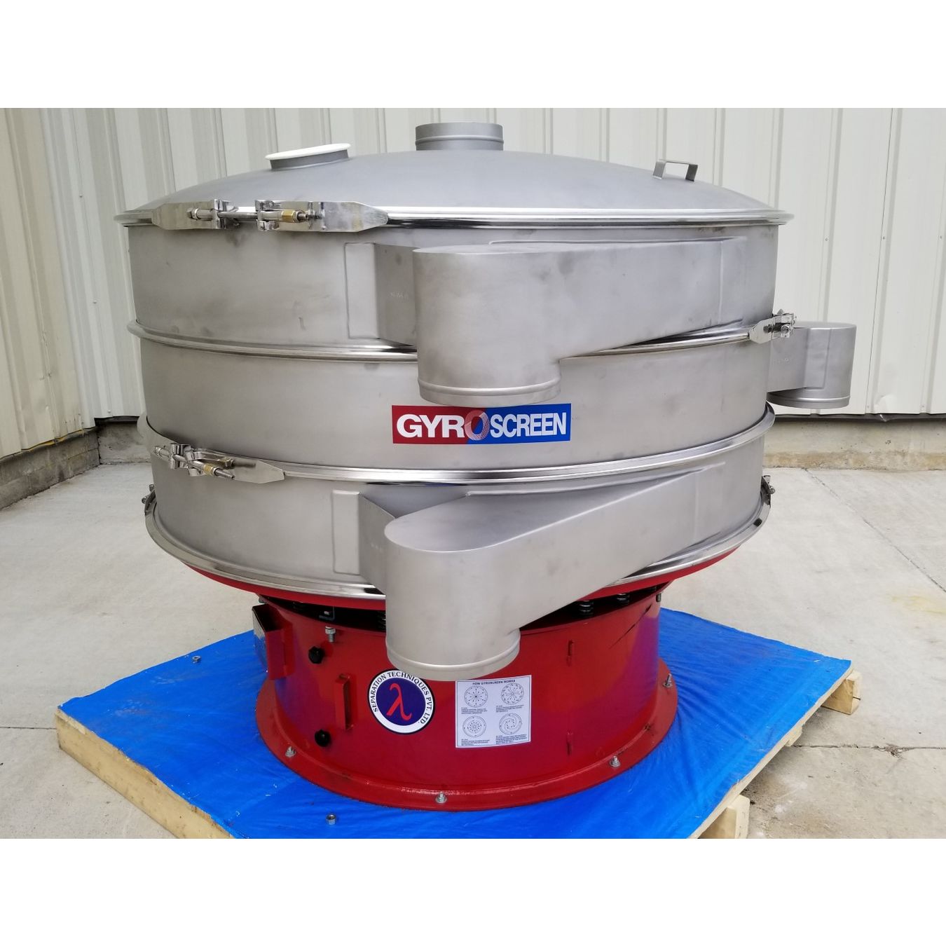 60 in. Stainless Steel 2 Deck Vibratory Separator Sifter