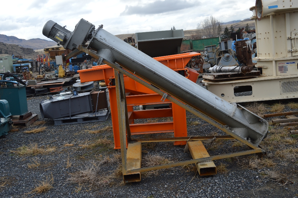 Tornillo Transportado de Acero Inoxidable de 10in dia x 10ft Largo