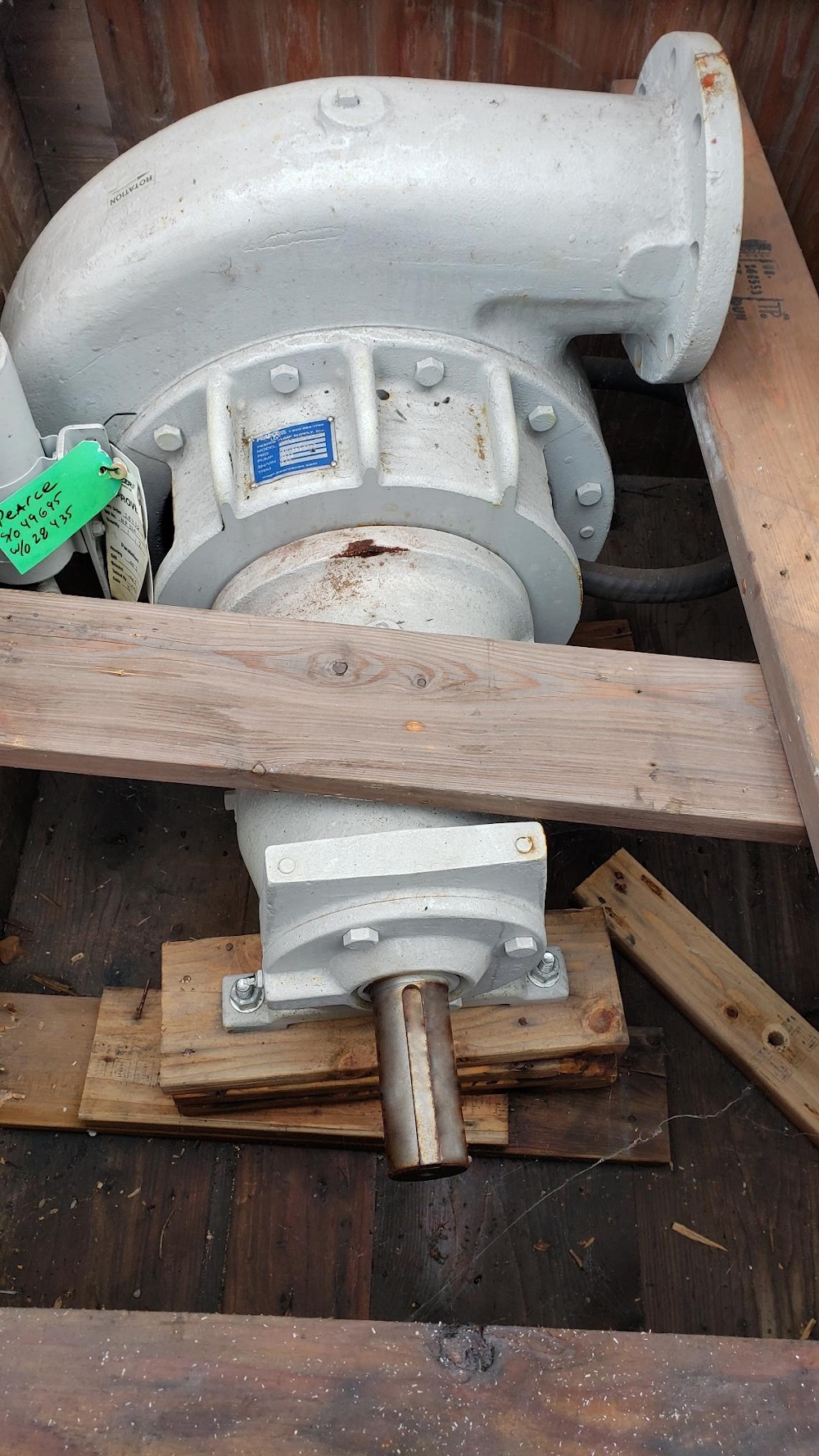 Pearce 8 x 6 x 17 B Centrifugal Pump