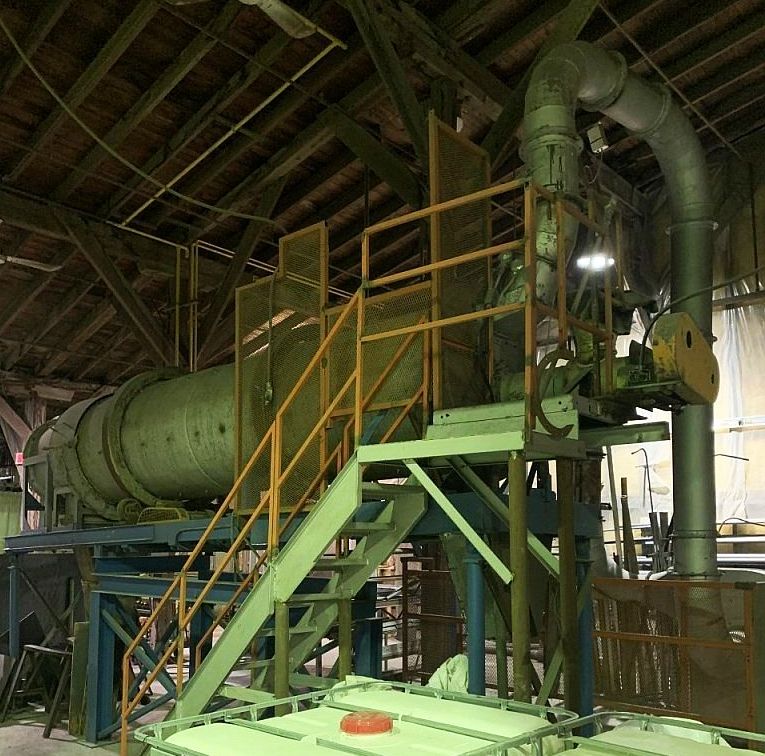 42 in. x 13 ft. Rotary Dryer