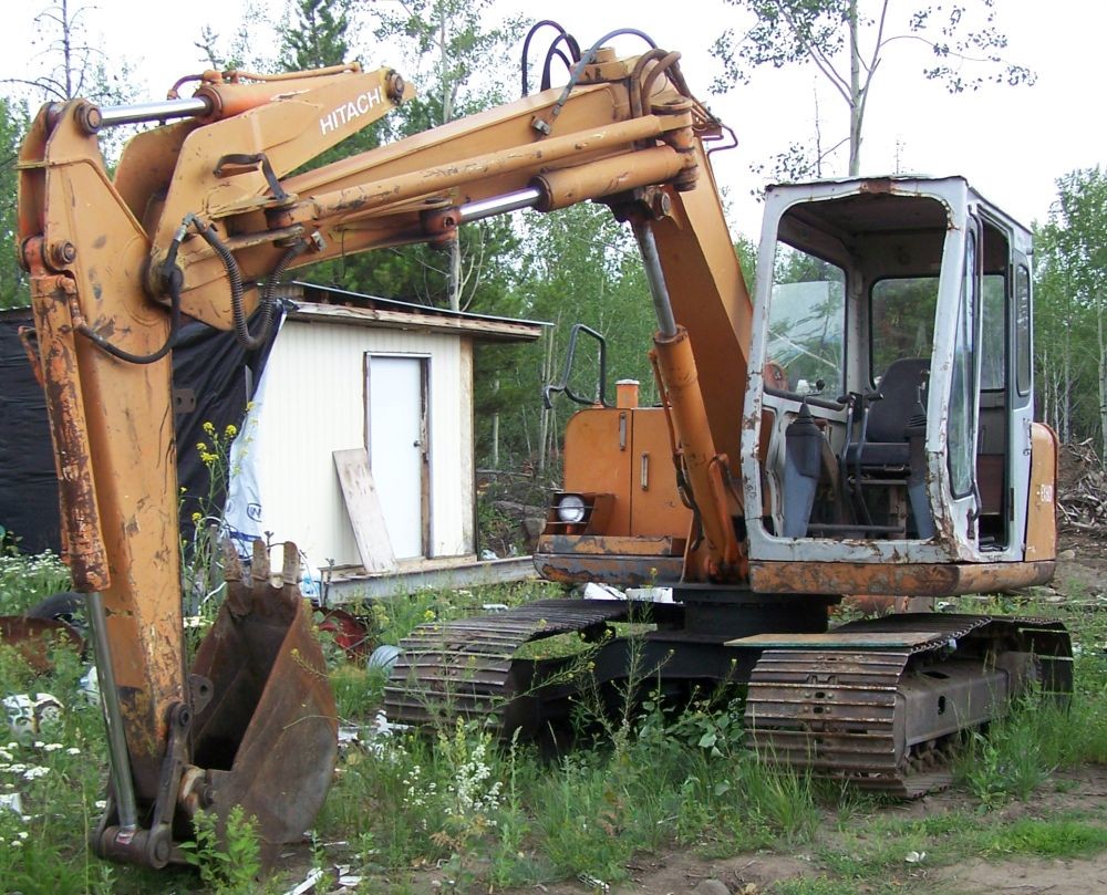 Hitachi EX60 Excavator Offset Boom