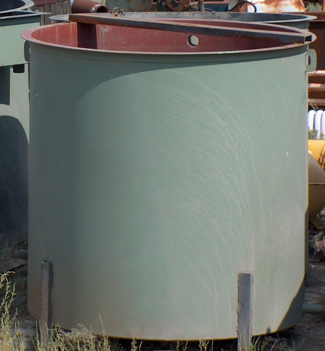 1200 Gallon Open Top Steel Tank