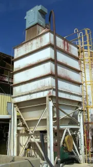 Enclosed 70 Ton Silo with Dust Collector