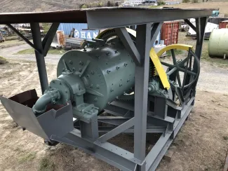 Denver 4' Dia. x 5 Ft. Long Ball Mill