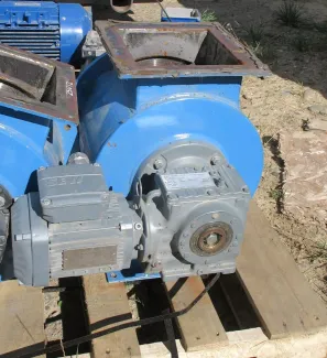 12in Rotary Valves with Motors and Reducers
