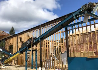 18" x 58' Troughed Channel Conveyor