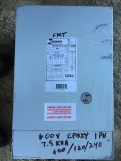 Hammond 7.5 kVA Transformer