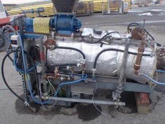 Stord-Bartz 16 in x 5 ft Rotary Steam Vacuum Dryer