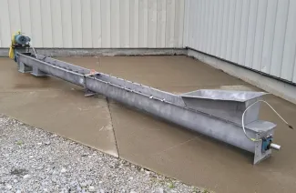 9in x 19ft Stainless Steel Industrial Auger