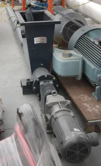 6in Dia. x 20ft Long Screw Conveyor
