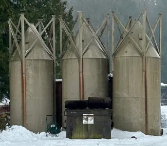 6ft Dia. x 16ft Storage Silos