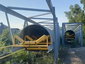48in Wide x 275ft Long Reversing Conveyor System