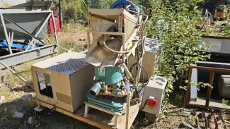 Knelson KC-MD7.5 Concentrator Test Trailer