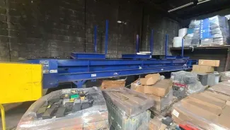 WENDT 48in Wide x 34ft Long Flat Belt Conveyor
