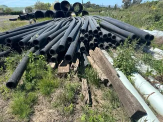 Tubería de Polietileno SDR 9 de 6 pulg dia.