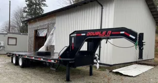 2021 Double A 102in x 24ft Gooseneck Highboy Trailer