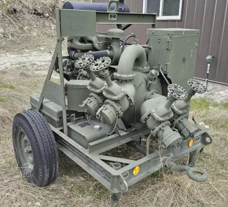 Gorman Rupp 4in x 4in Portable Diesel Drive Pump