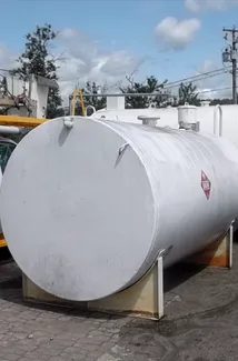 2,000 Gallon Steel Fuel Storage Tank