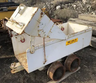 0.5yd³ End Dump Mine Cars